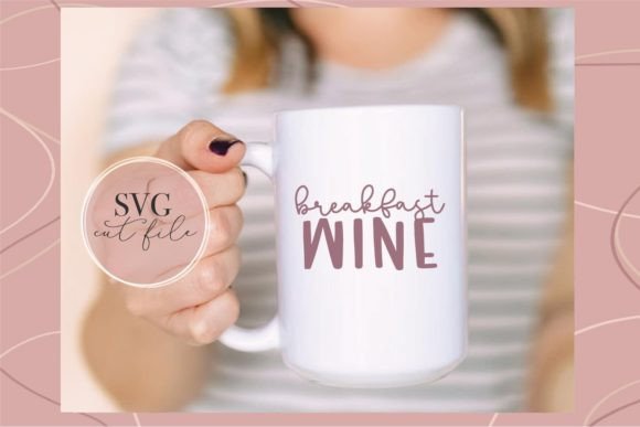 Breakfast Wine Svg: A Creative Graphic for Crafts and Marketing