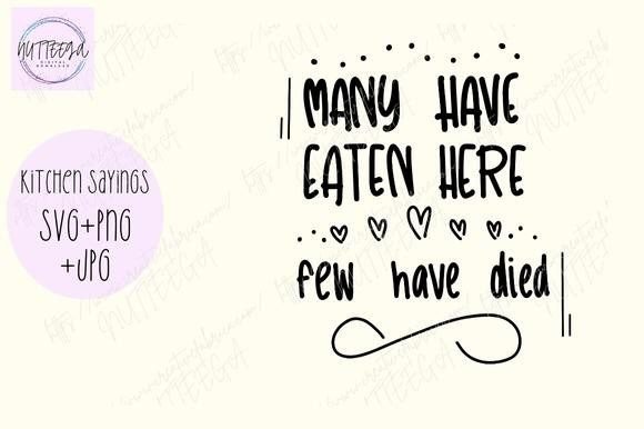Funny Kitchen Svg for Embroidery Projects