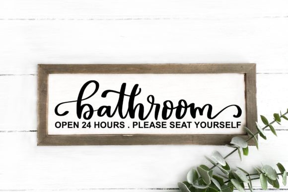Graphics for Crafts: Bathroom Sign SVG Funny Bathroom