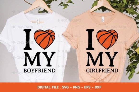 I Love My Boyfriend I Love My Girlfriend Graphics for Crafts