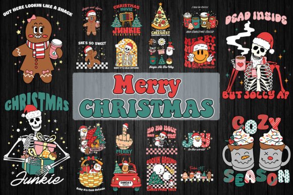 Merry Christmas Bundle SVG for Crafts and Graphics