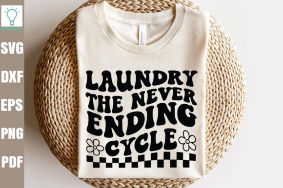 Retro Laundry SVG for Crafts and Graphics