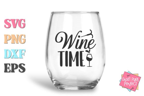 Wine Time Svg for Creative Branding